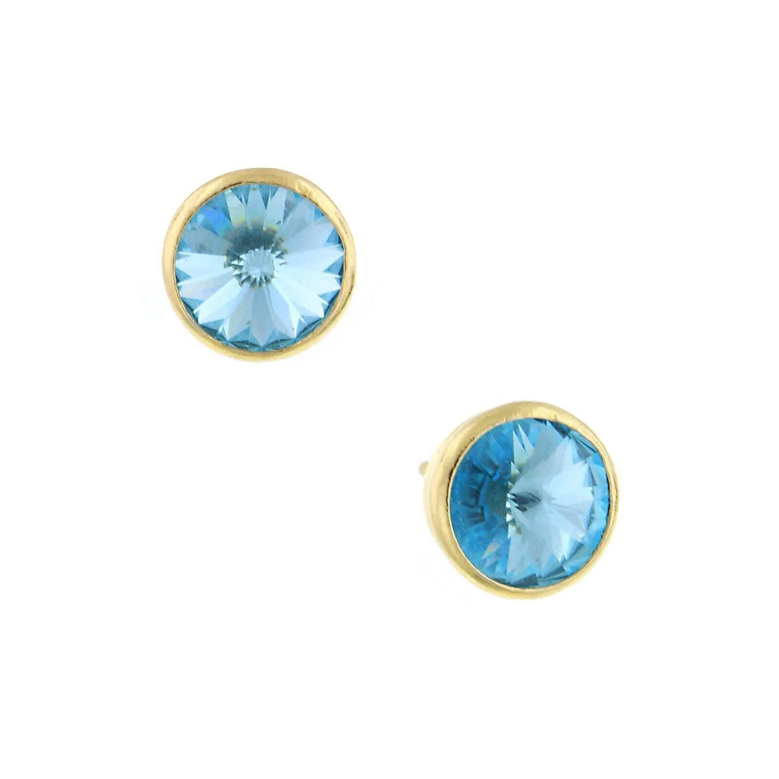 1928 Jewelry Round Sparkling Stud Earrings 1928 Jewelry