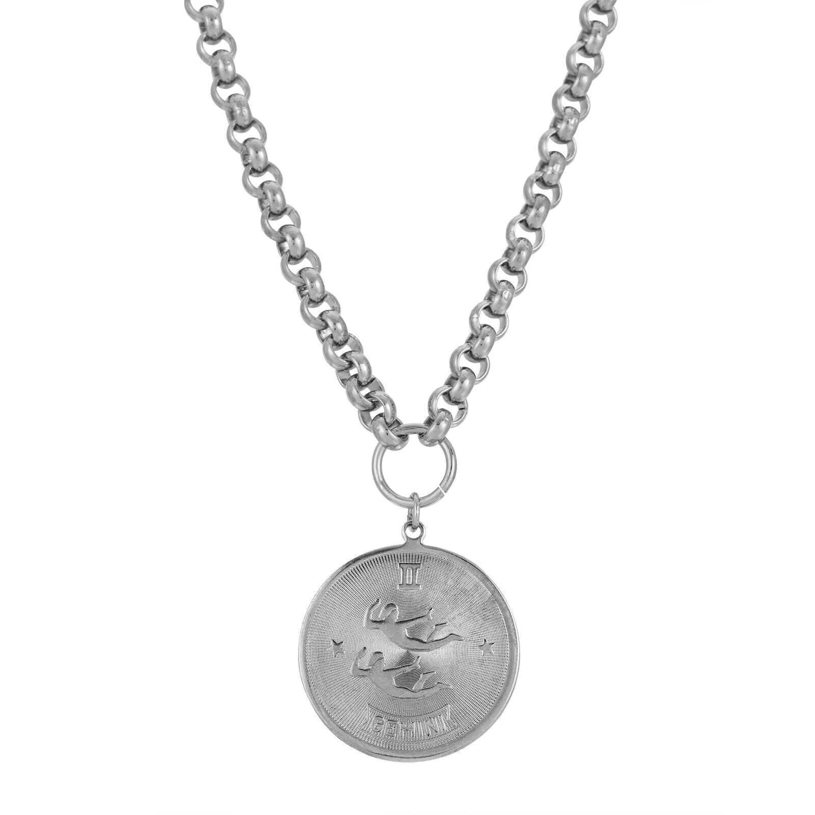 1928 Jewelry Round Zodiac Pendant Necklace 18" 1928 Jewelry
