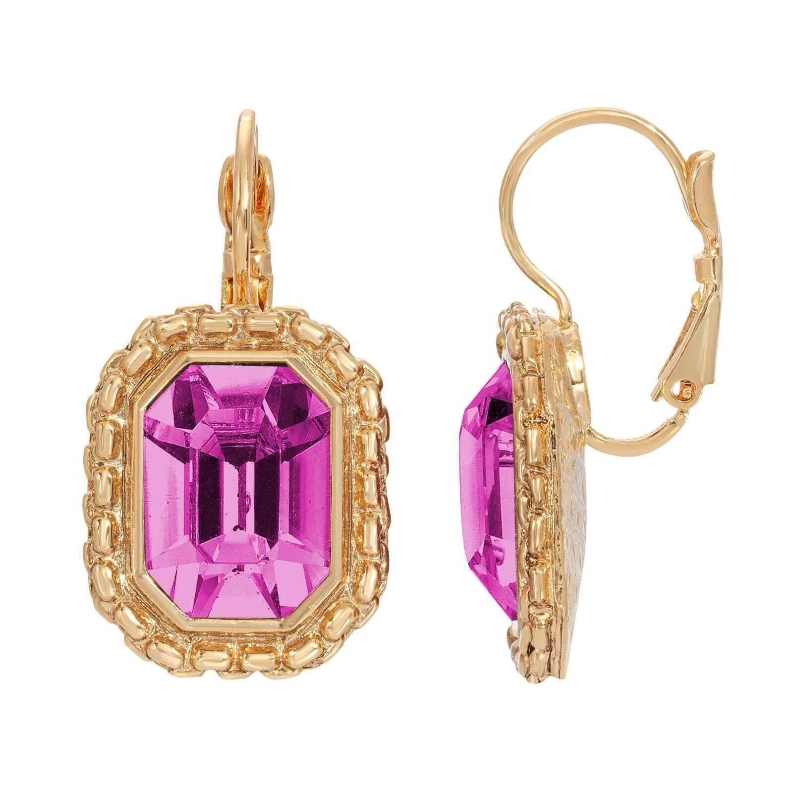 1928 Jewelry Royale Austrian Crystal Lever Back Earrings 1928 Jewelry