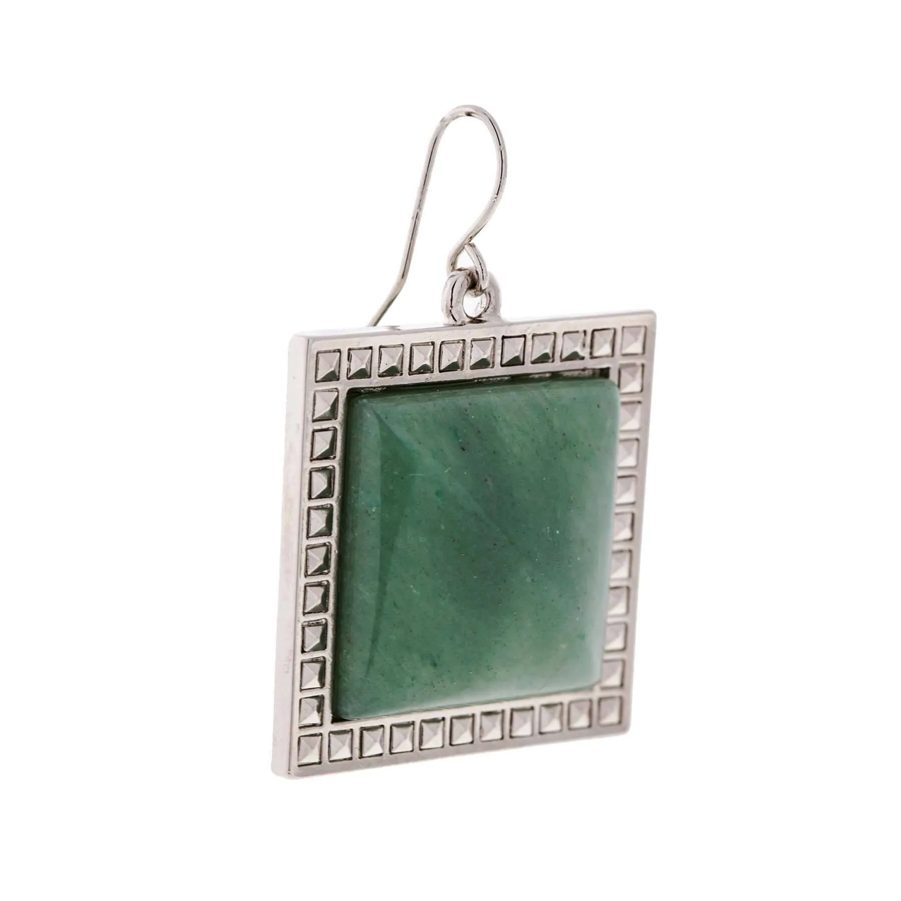 1928 Jewelry Serenity Square Gemstone Drop Earrings 1928 Jewelry