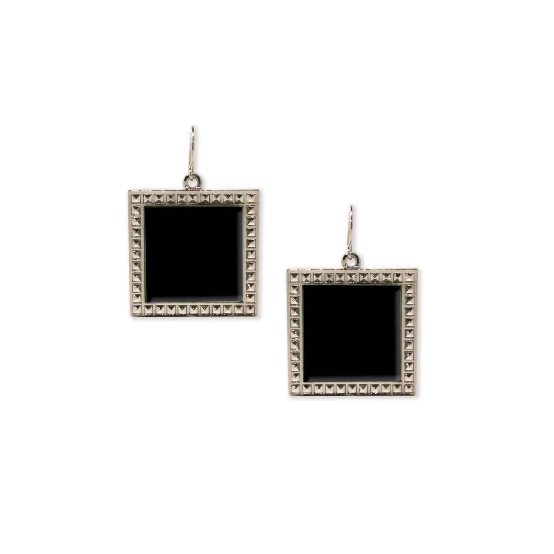 1928 Jewelry Serenity Square Gemstone Drop Earrings 1928 Jewelry
