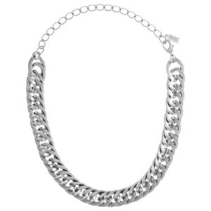 1928 Jewelry Silver Curb Link Chain Choker Necklace 12"   5" Extender 1928 Jewelry