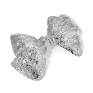 1928 Jewelry Silver Etched Floral Hair Barrette 1928 Jewelry