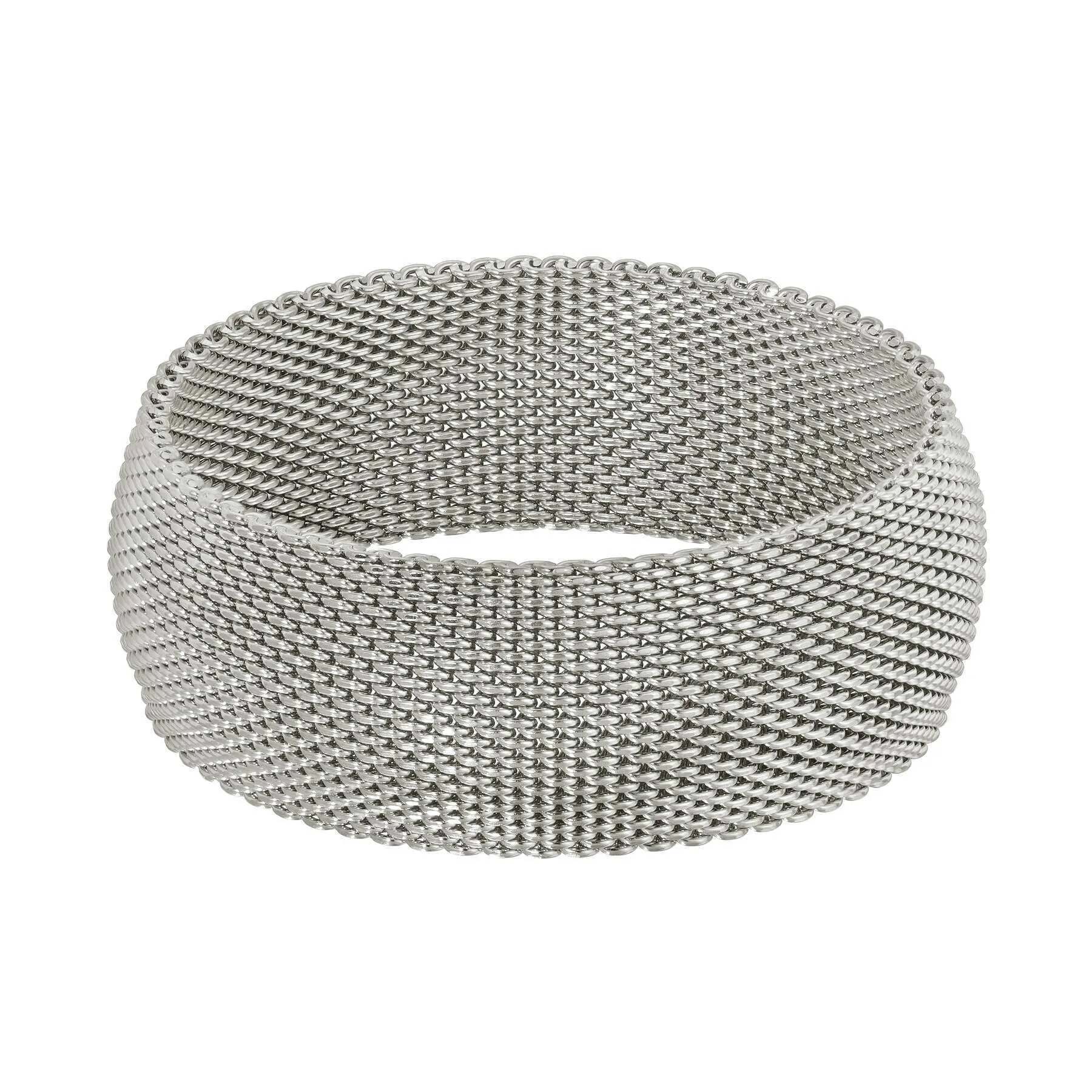 1928 Jewelry Silver Mesh Bracelet 1928 Jewelry