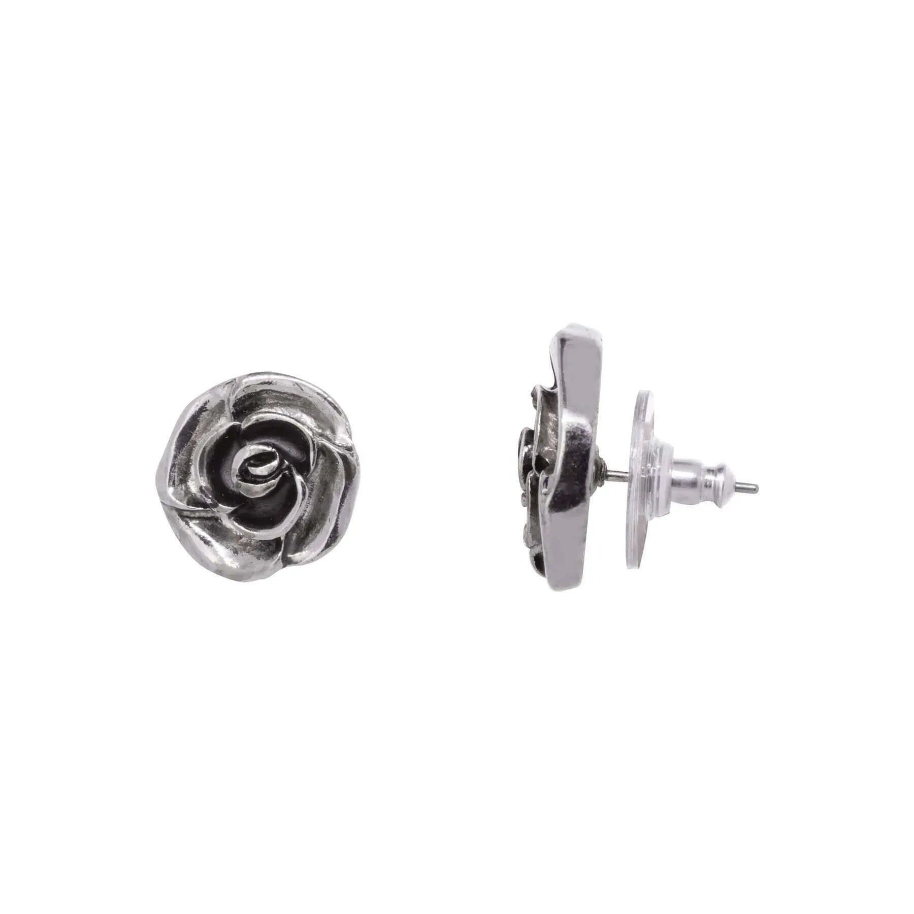 1928 Jewelry Silver Petite Flower Stud Earrings 1928 Jewelry