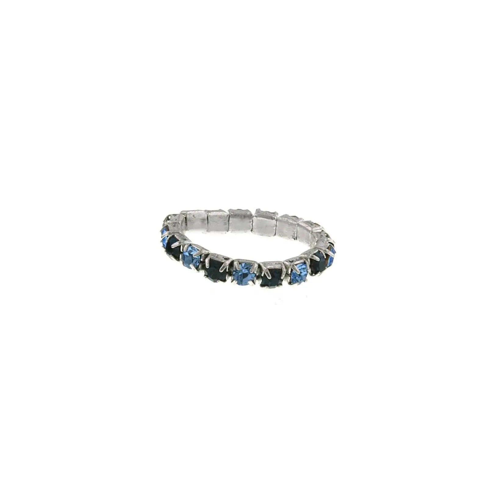 1928 Jewelry Single Row Crystal Stretch Ring 1928 Jewelry