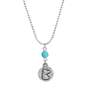 1928 Jewelry Southwest Turquoise Bead Horse Head Pendant Necklace 18" 1928 Jewelry