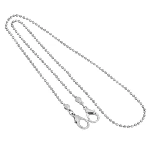1928 Jewelry Stainless Steel 2.4 mm Ball Chain Mask Holder 22 Inches 1928 Jewelry
