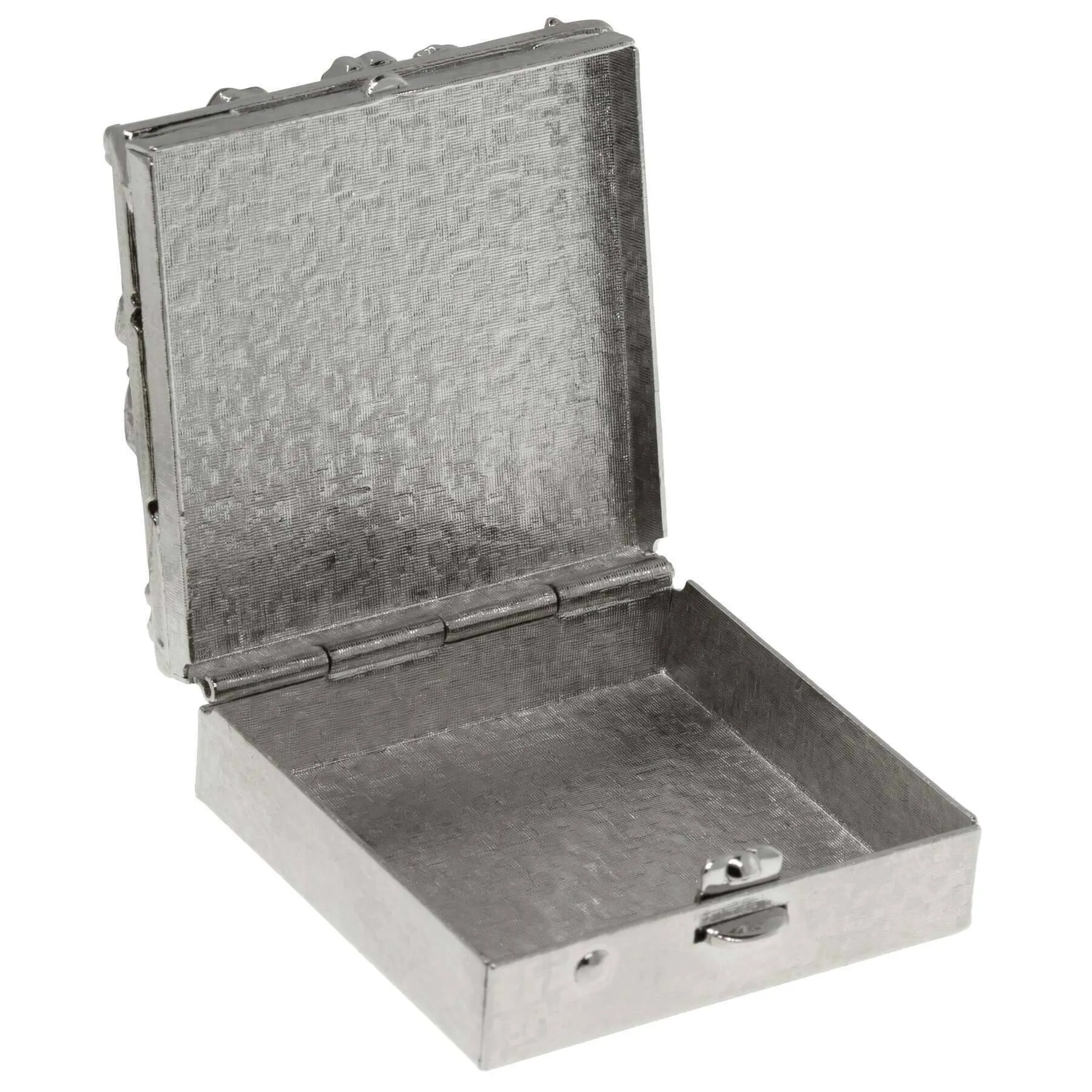 1928 Jewelry Sunburst Garden Crystal Square Pill Box 1928 Jewelry