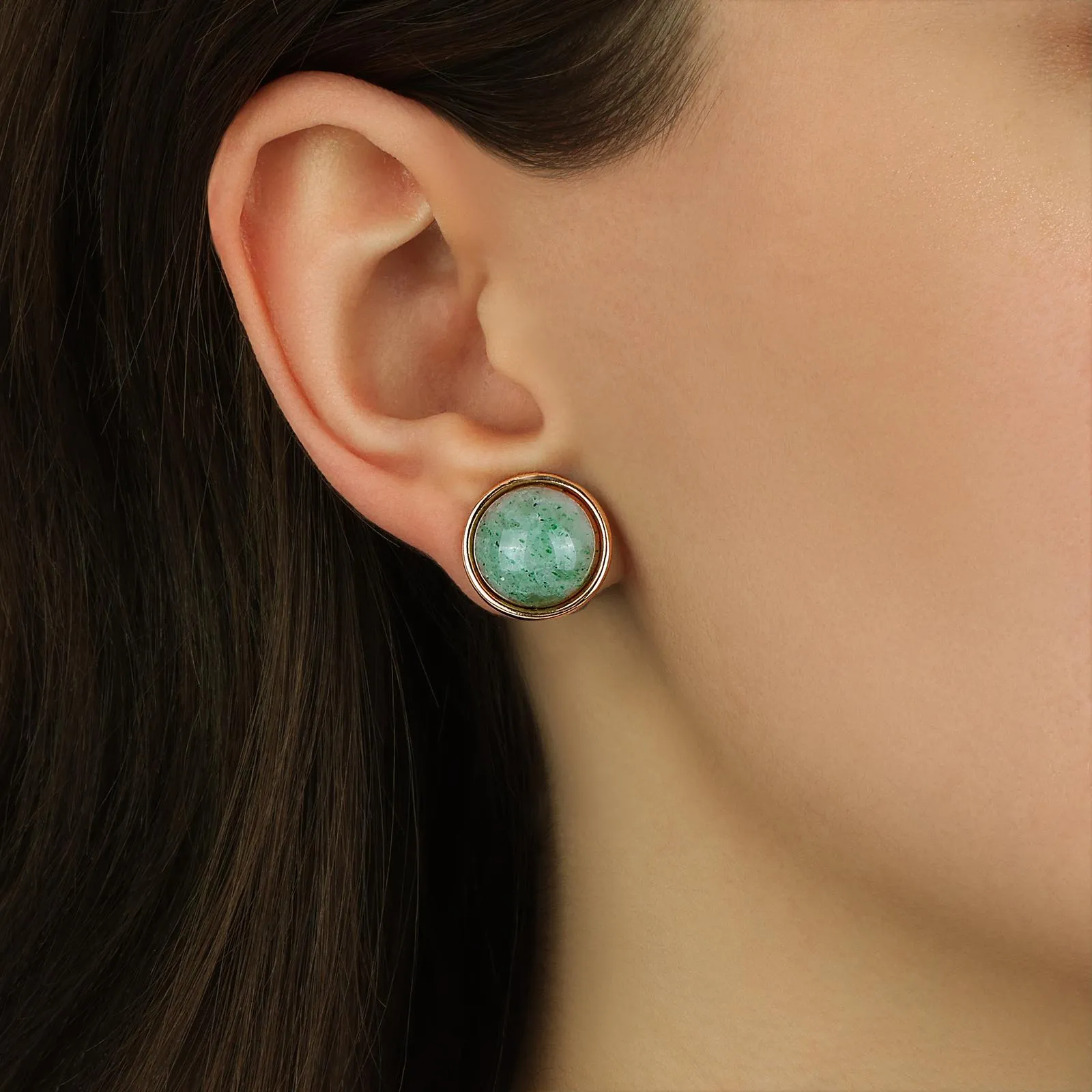 1928 Jewelry Tierra Gemstone Stud Earrings 1928 Jewelry