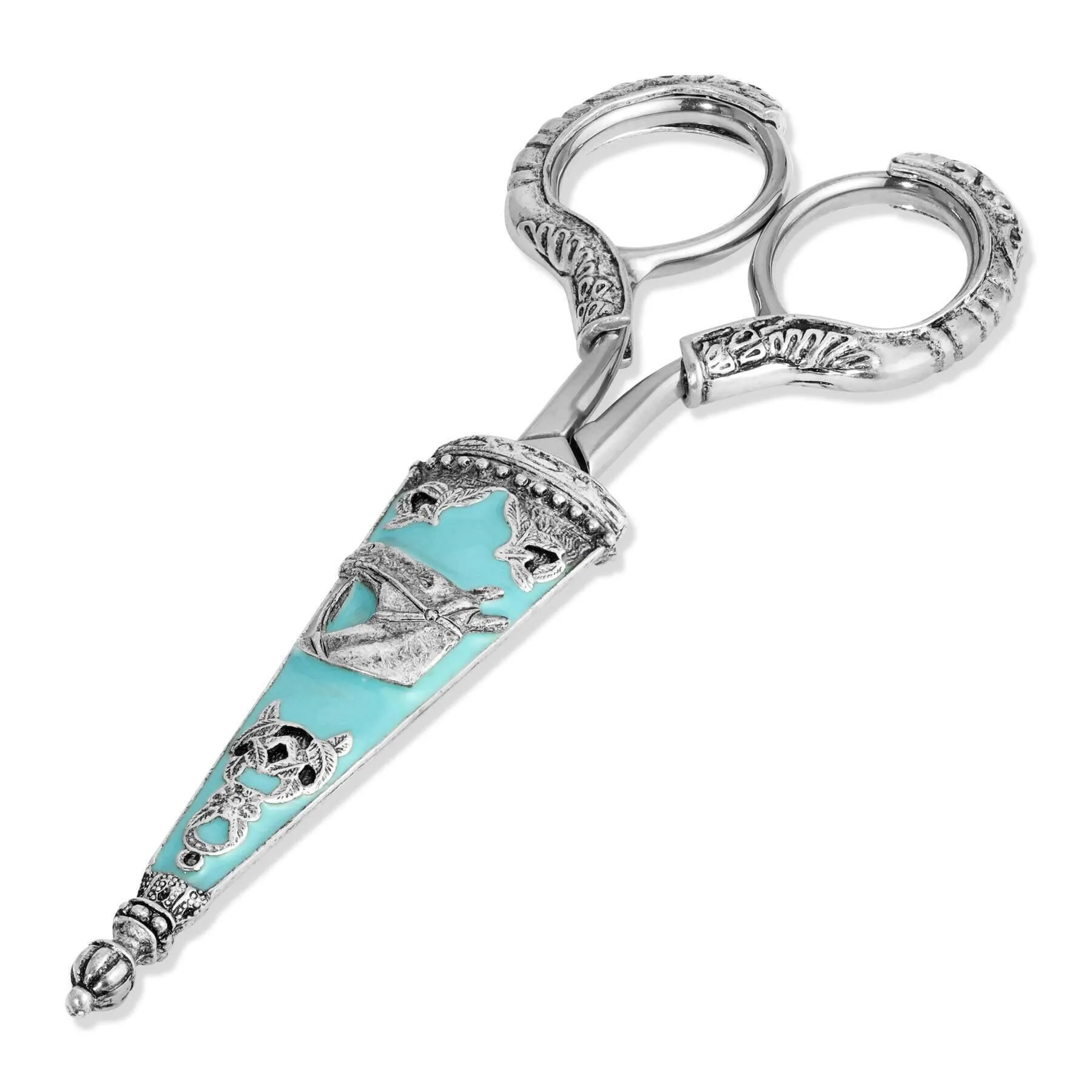 1928 Jewelry Turquoise Horse Scissors 1928 Jewelry