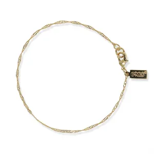 1928 Jewelry Twisted Chain Bracelet 7 1928 Jewelry
