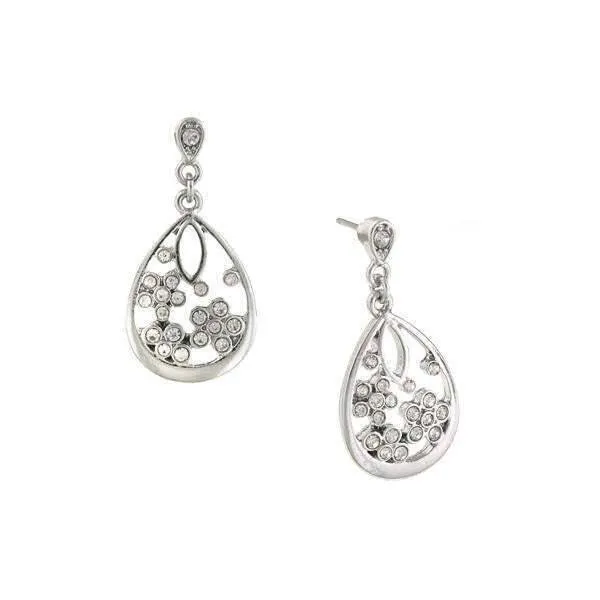1928 Jewelry Unique Teardrop Crystal Earrings 1928 Jewelry