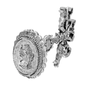 1928 Jewelry Victorian Lady Wax Seal Stamp 1928 Jewelry