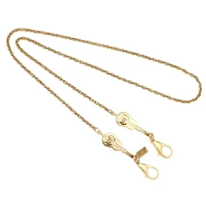 1928 Jewelry Violin Pendant Mask Chain Holder 22 Inch Chain 1928 Jewelry