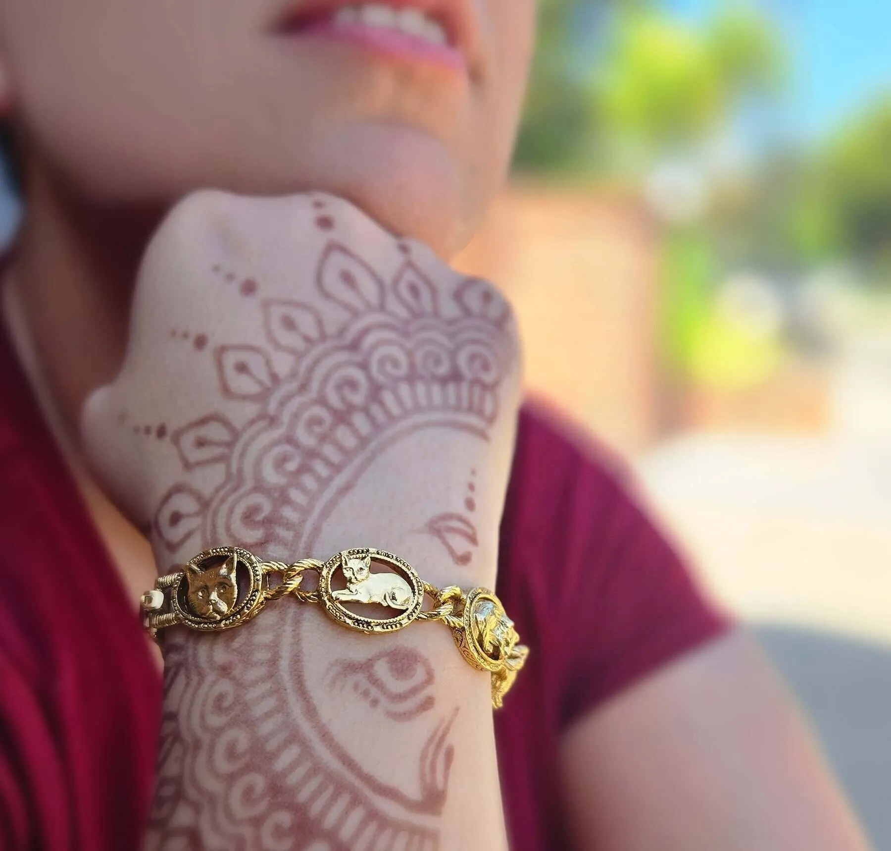 1928 Jewelry Whiskers Link Bracelet 1928 Jewelry