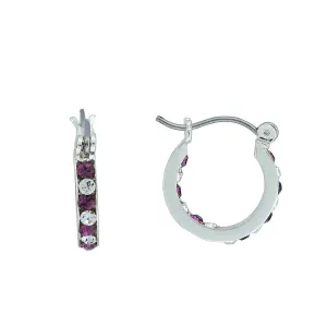 2028 Jewelry Austrian Crystal Hoop Earrings 1928 Jewelry