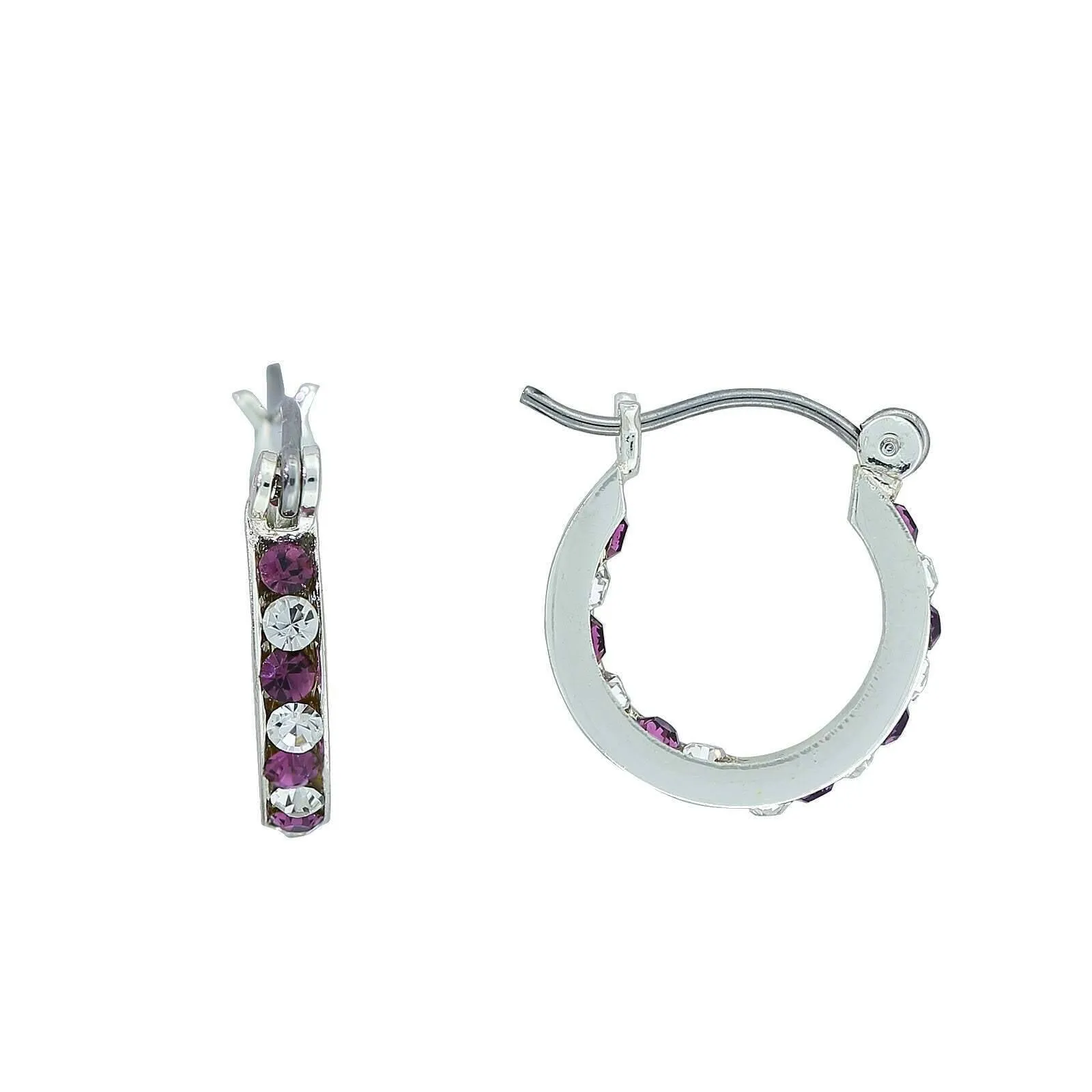 2028 Jewelry Austrian Crystal Hoop Earrings 1928 Jewelry