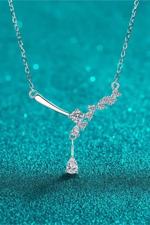 925 Sterling Silver Jewelry 1 Carat Moissanite 925 Sterling Silver Necklace