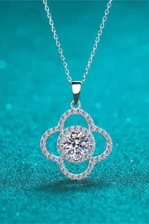 925 Sterling Silver Jewelry 1 Carat Moissanite 925 Sterling Silver Necklace