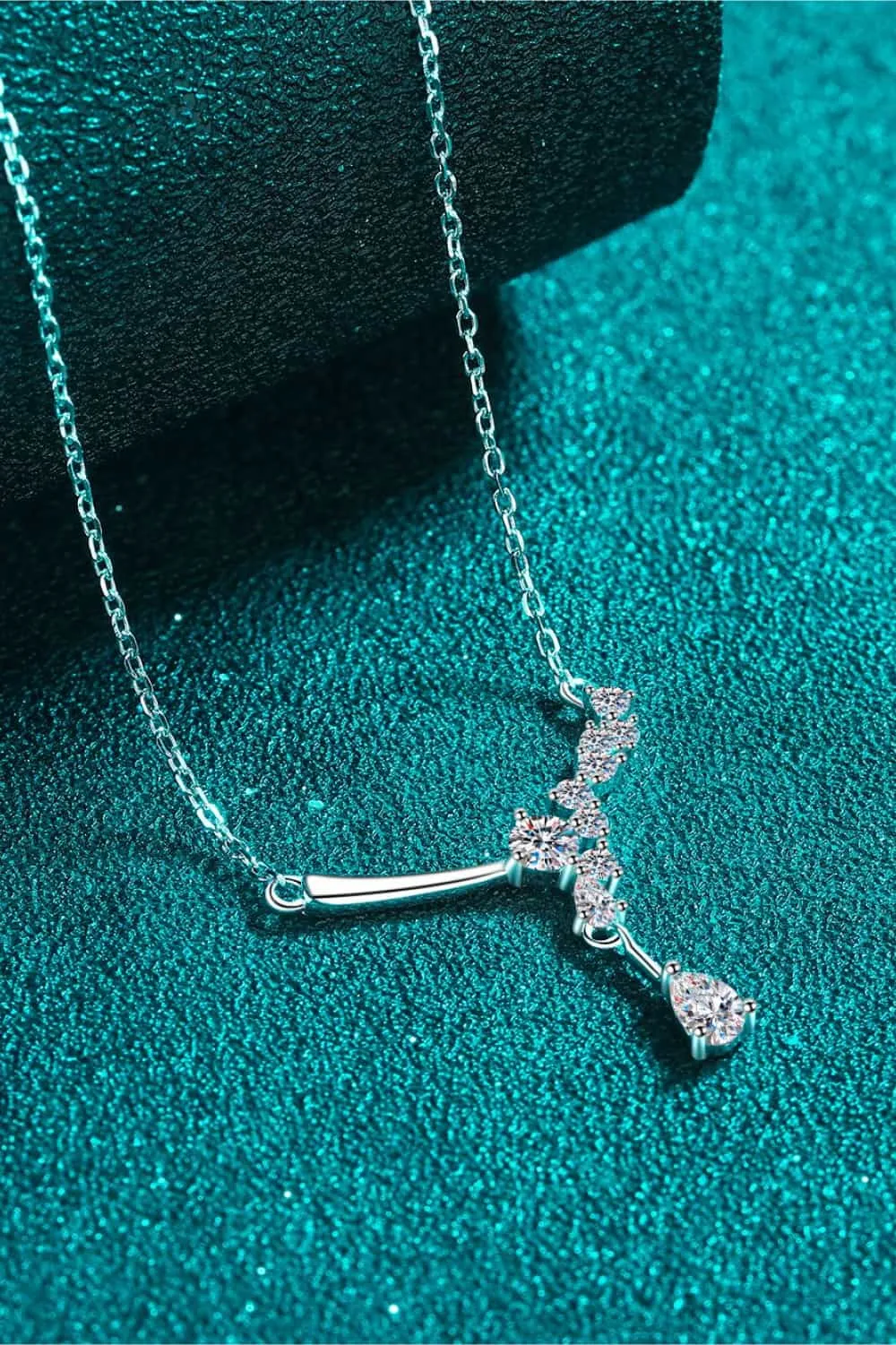 925 Sterling Silver Jewelry 1 Carat Moissanite 925 Sterling Silver Necklace