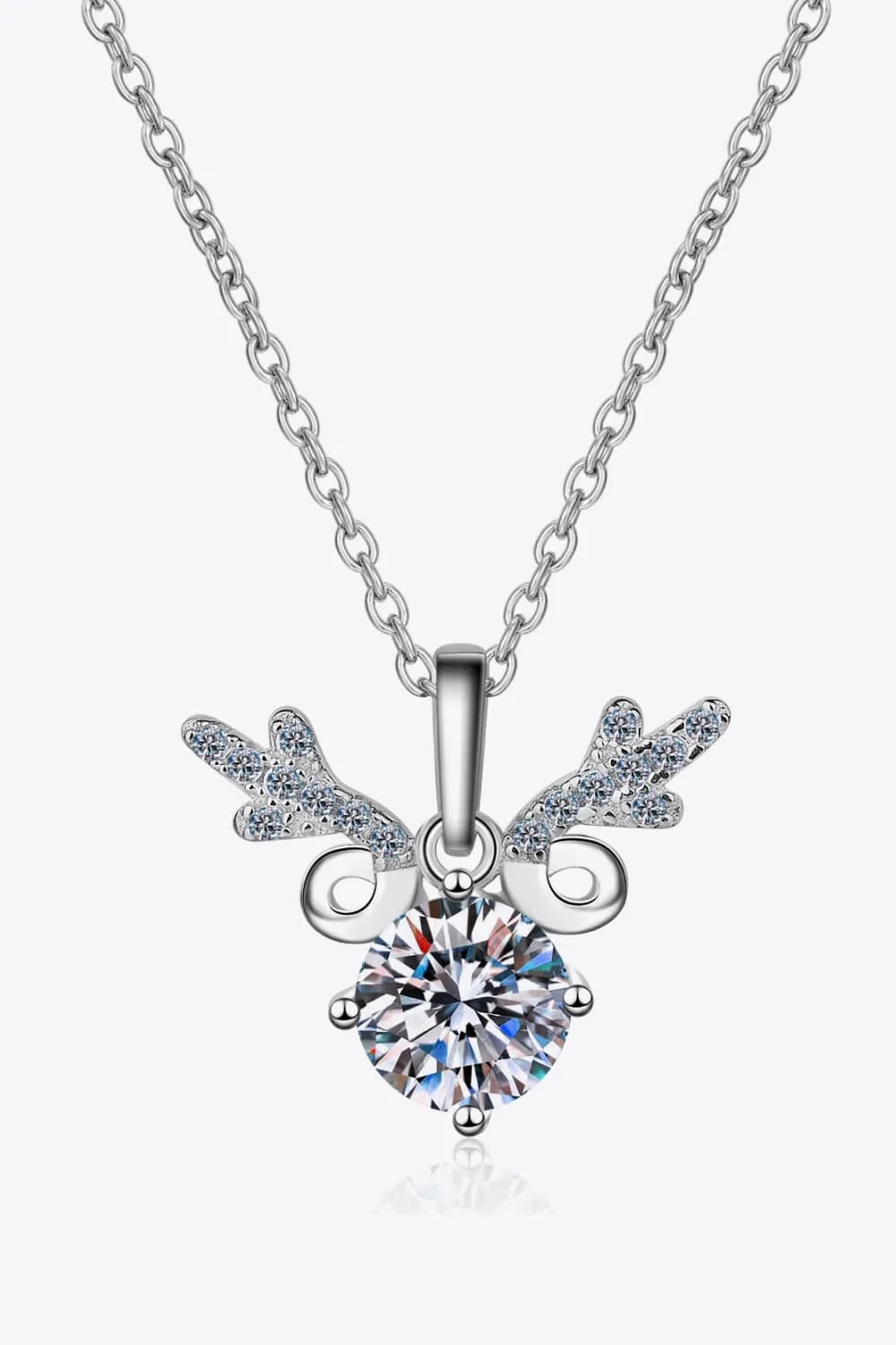 925 Sterling Silver Jewelry 1 Carat Moissanite 925 Sterling Silver Necklace