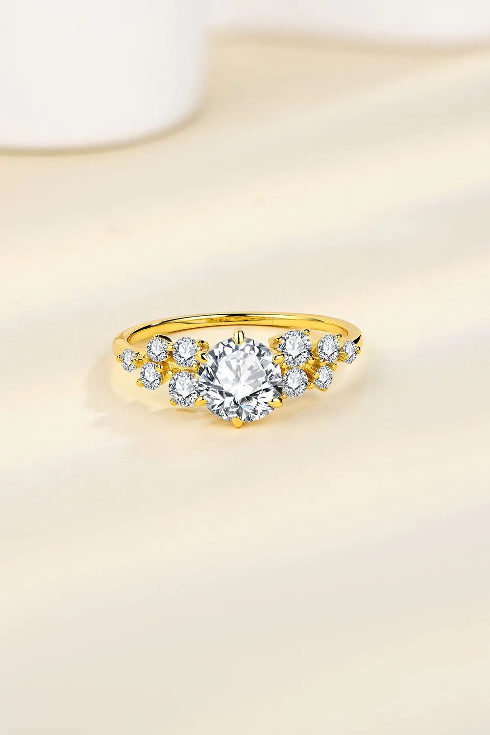 925 Sterling Silver Jewelry 1 Carat Moissanite 925 Sterling Silver Ring