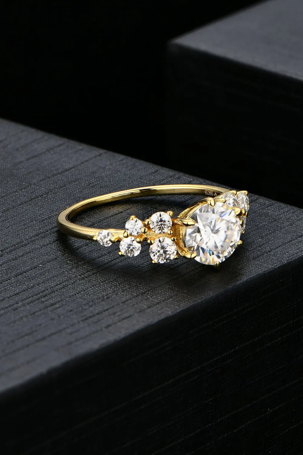 925 Sterling Silver Jewelry 1 Carat Moissanite 925 Sterling Silver Ring
