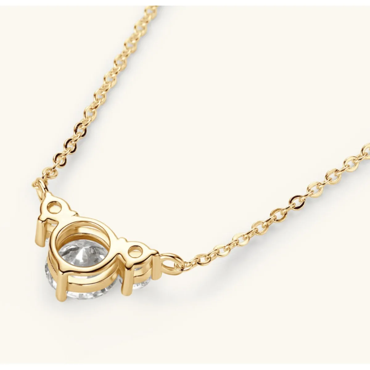 925 Sterling Silver Jewelry 1.2 Carat Moissanite 925 Sterling Silver Necklace