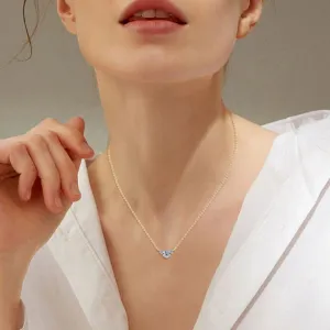 925 Sterling Silver Jewelry 1.2 Carat Moissanite 925 Sterling Silver Necklace