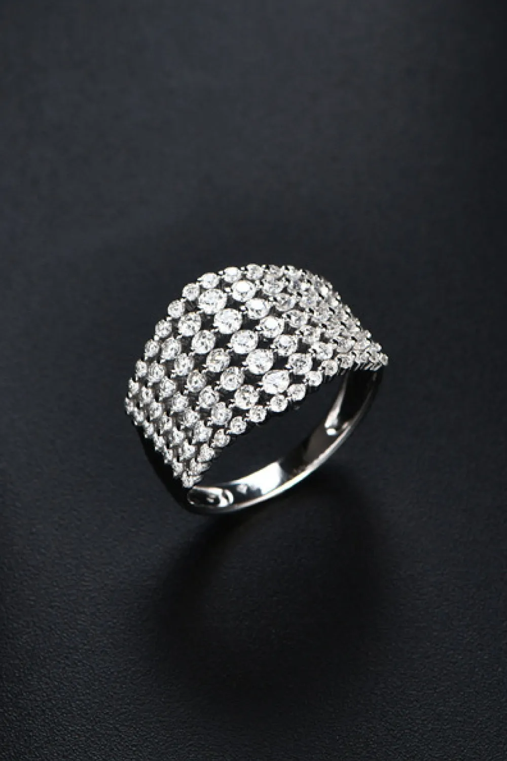 925 Sterling Silver Jewelry 1.21 Carat Moissanite 925 Sterling Silver Ring