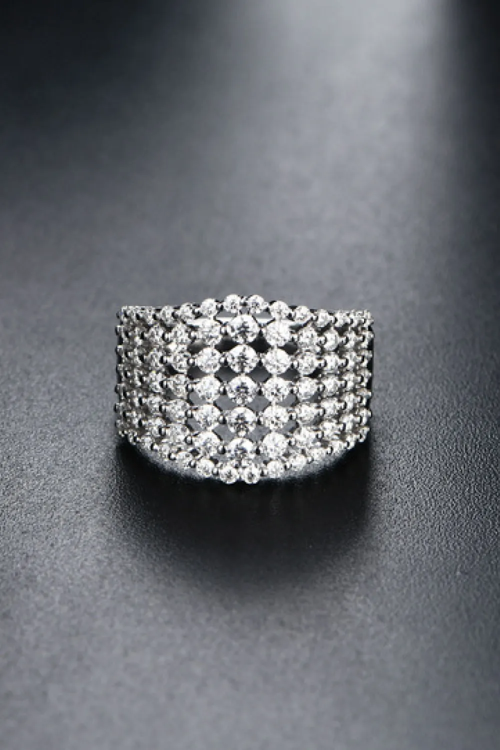 925 Sterling Silver Jewelry 1.21 Carat Moissanite 925 Sterling Silver Ring