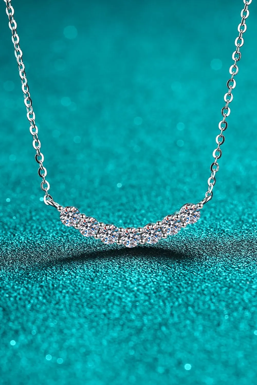 925 Sterling Silver Jewelry 1.4 Carat Moissanite 925 Sterling Silver Necklace