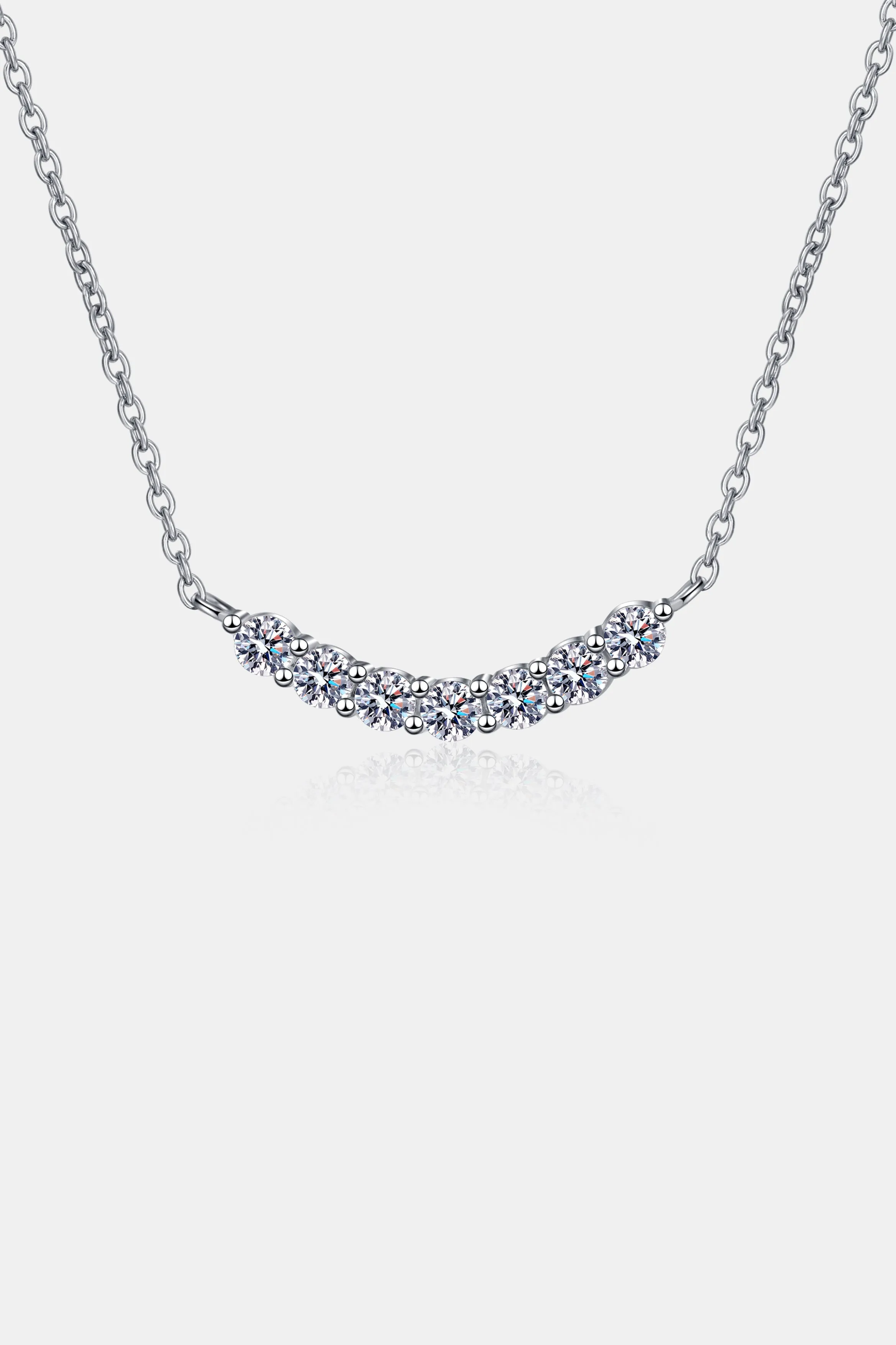 925 Sterling Silver Jewelry 1.4 Carat Moissanite 925 Sterling Silver Necklace