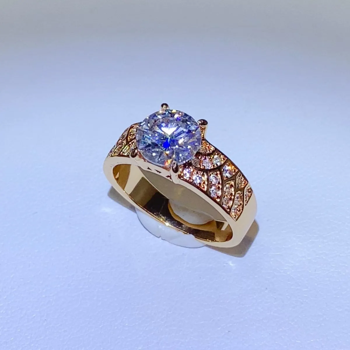 925 Sterling Silver Jewelry 1.5 Carat 925 Sterling Silver Moissanite Ring