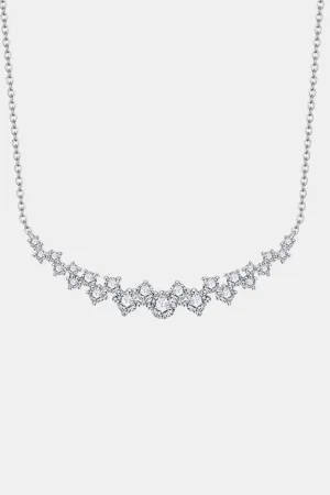 925 Sterling Silver Jewelry 1.64 Carat Moissanite 925 Sterling Silver Necklace