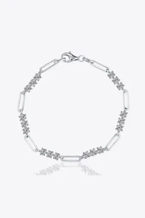 925 Sterling Silver Jewelry 1.8 Carat Moissanite 925 Sterling Silver Bracelet