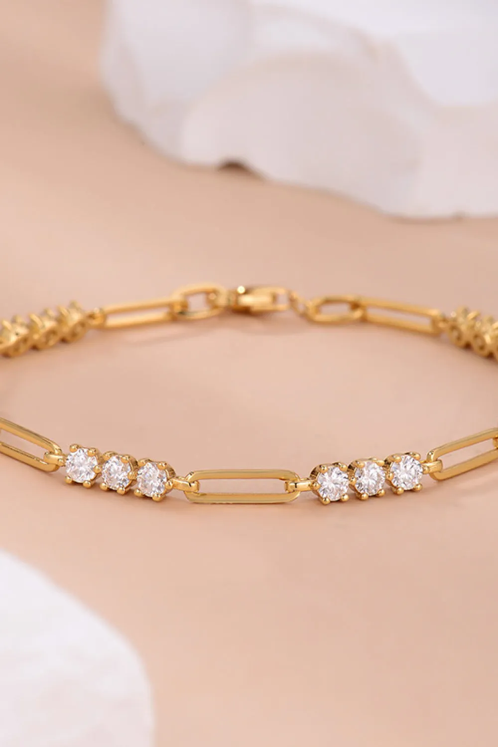 925 Sterling Silver Jewelry 1.8 Carat Moissanite 925 Sterling Silver Bracelet