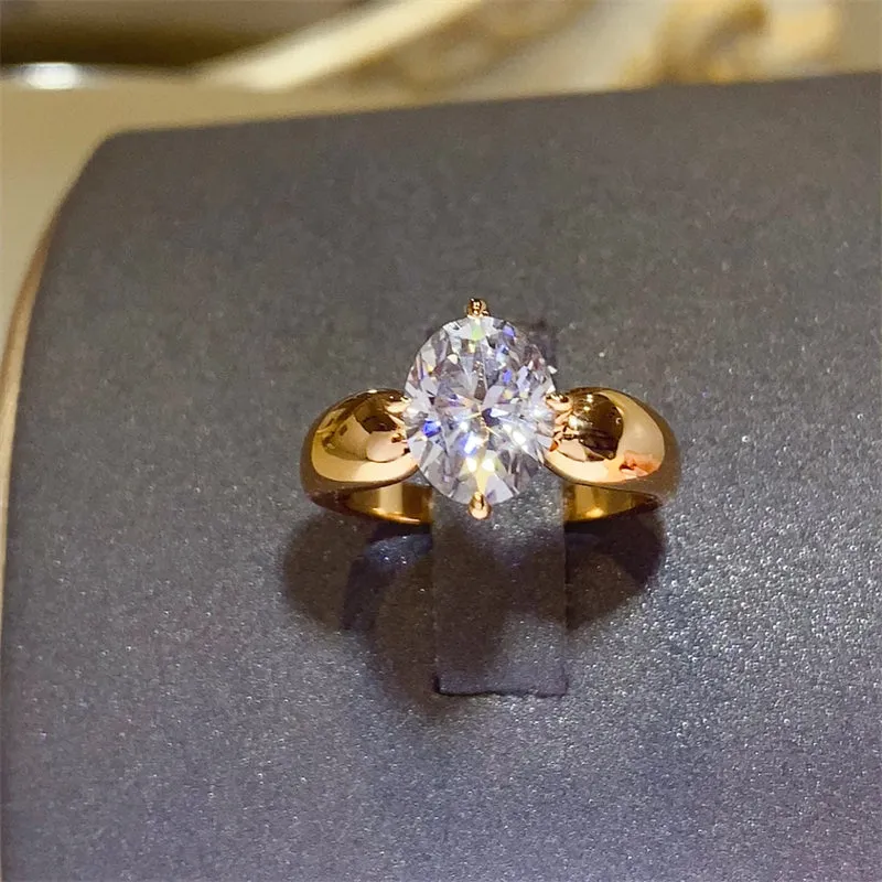 925 Sterling Silver Jewelry 2 Carat Moissanite 925 Sterling Silver Ring
