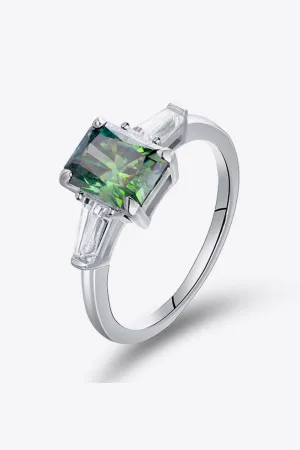 925 Sterling Silver Jewelry 2 Carat Moissanite 925 Sterling Silver Ring