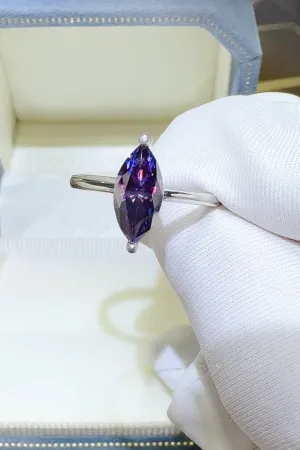 925 Sterling Silver Jewelry 2 Carat Moissanite 925 Sterling Silver Ring