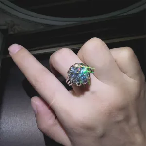925 Sterling Silver Jewelry 3 Carat 925 Sterling Silver Moissanite Ring