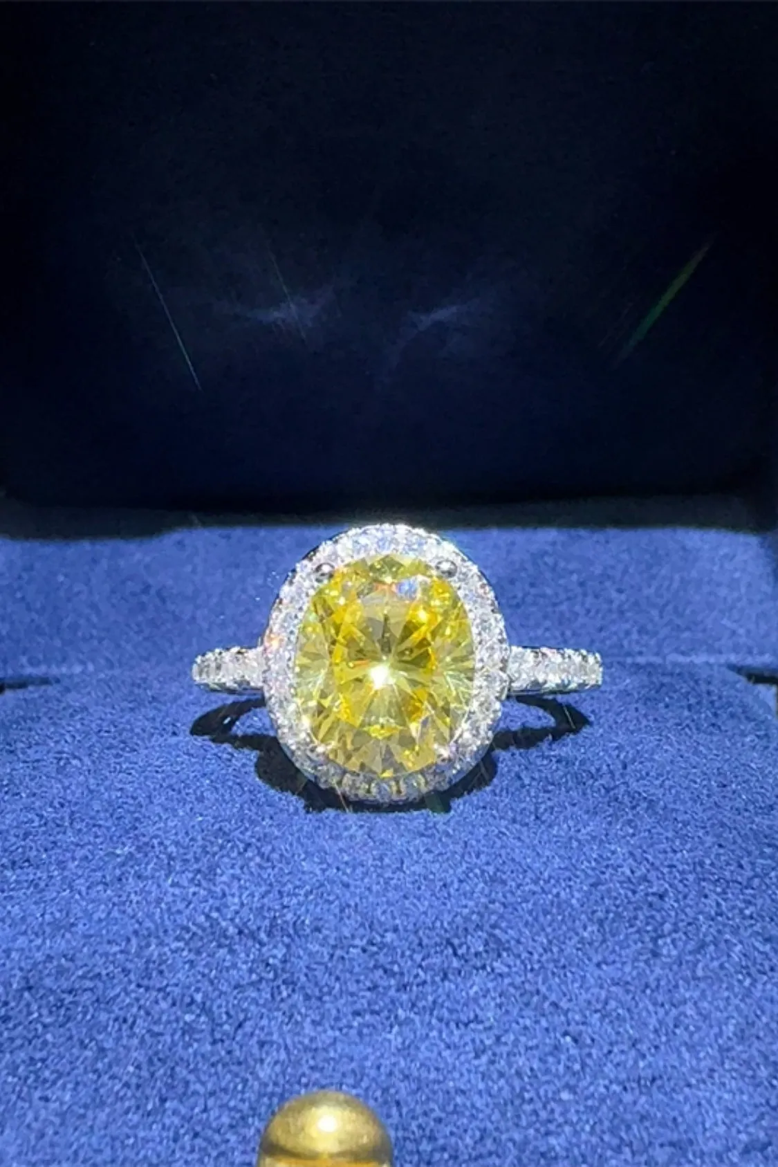 925 Sterling Silver Jewelry 3 Carat Moissanite 925 Sterling Silver Ring