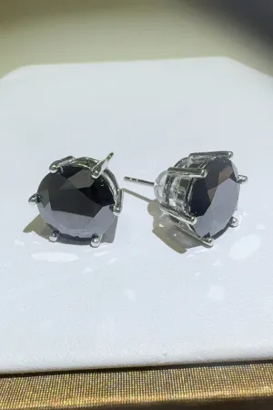 925 Sterling Silver Jewelry 4 Carat  Moissanite 925 Sterling Silver Stud Earrings