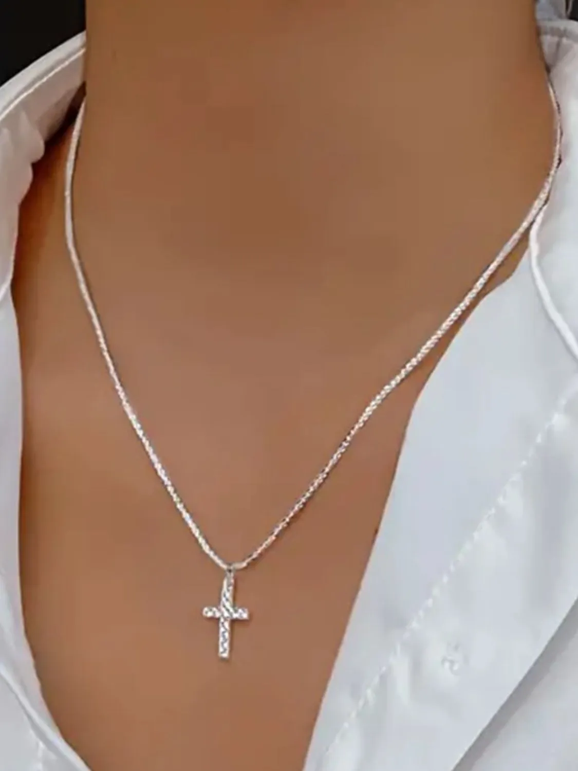 925 Sterling Silver Jewelry 925 Sterling Silver Cross Necklace