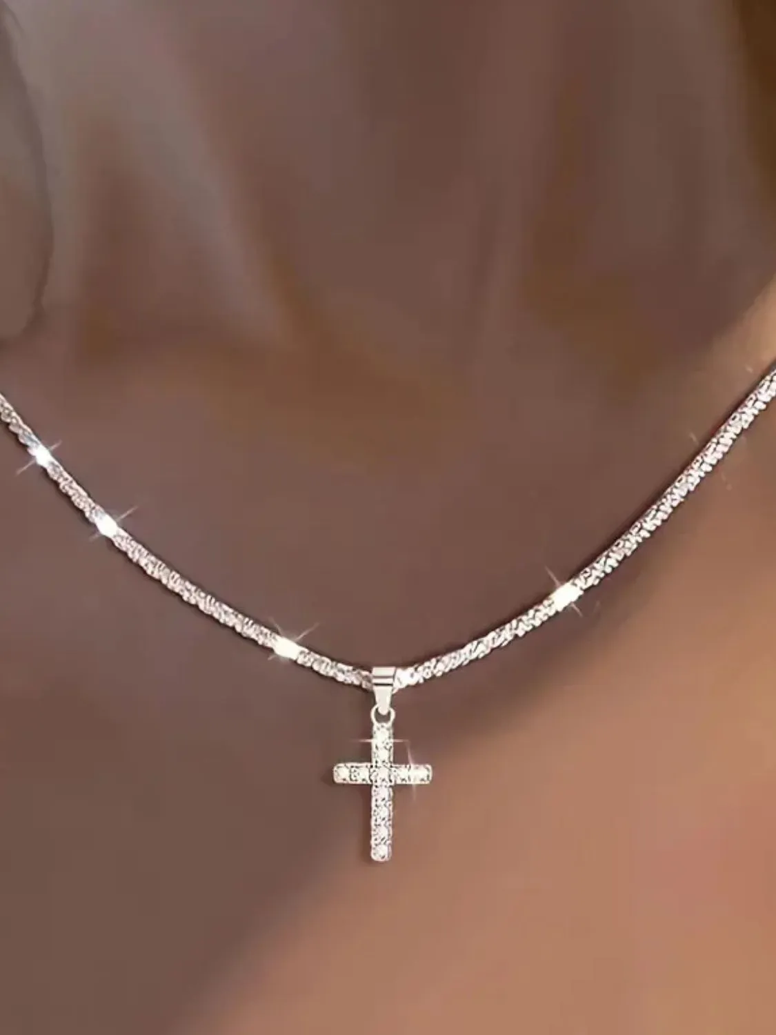 925 Sterling Silver Jewelry 925 Sterling Silver Cross Necklace