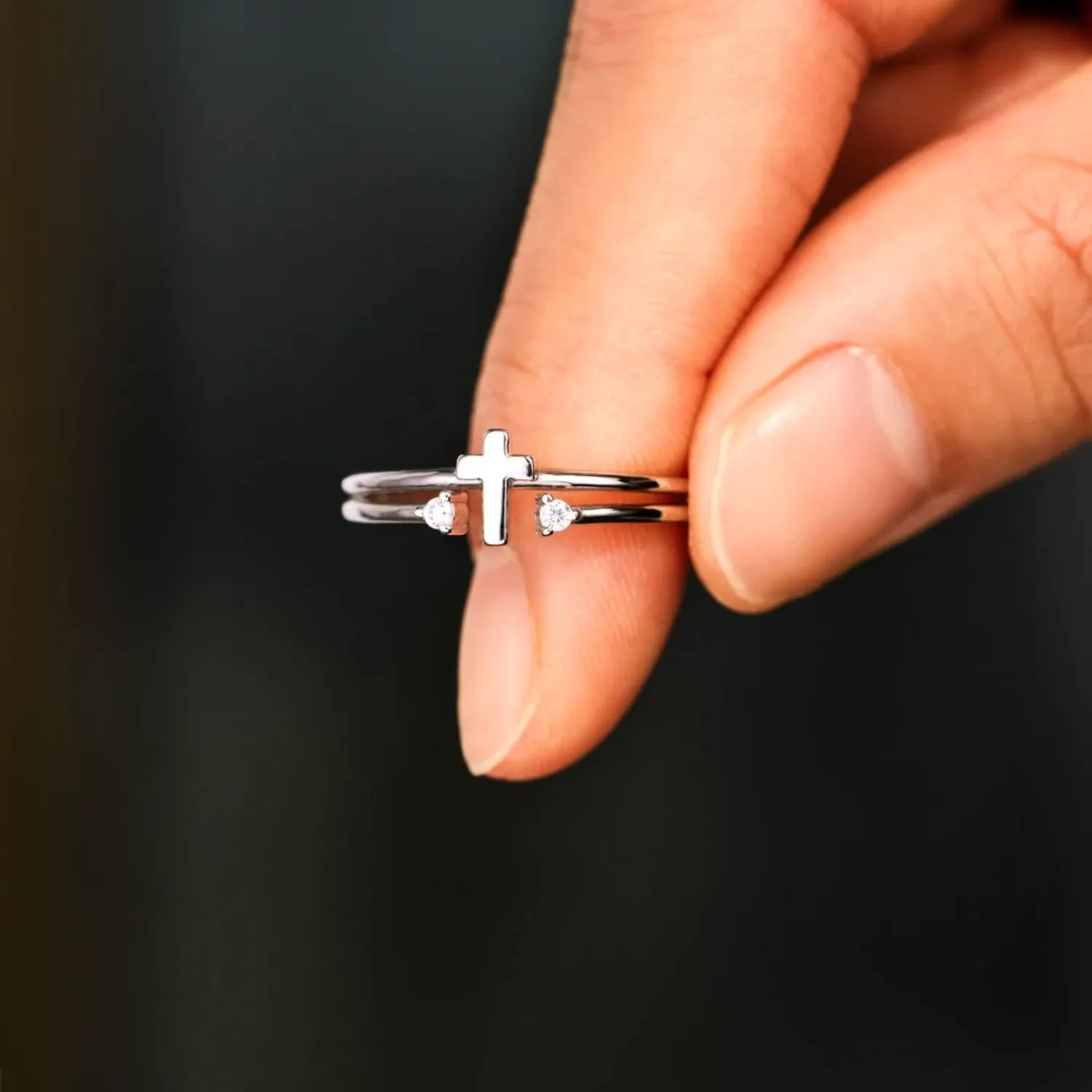 925 Sterling Silver Jewelry 925 Sterling Silver Cross Ring