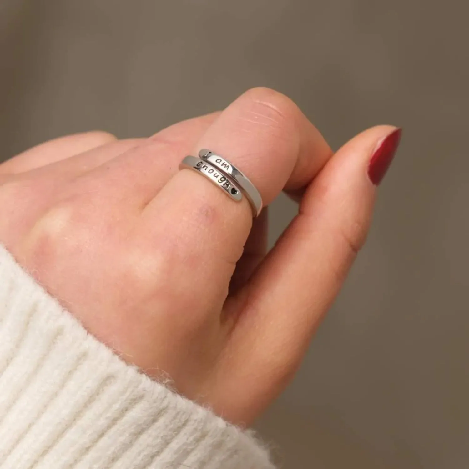 925 Sterling Silver Jewelry 925 Sterling Silver Engraved Bypass Ring