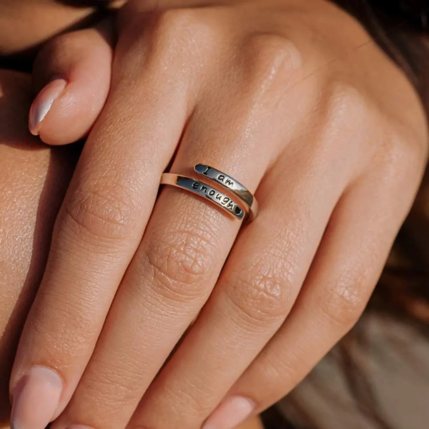 925 Sterling Silver Jewelry 925 Sterling Silver Engraved Bypass Ring