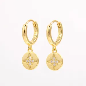 925 Sterling Silver Jewelry 925 Sterling Silver Inlaid Zircon Earrings
